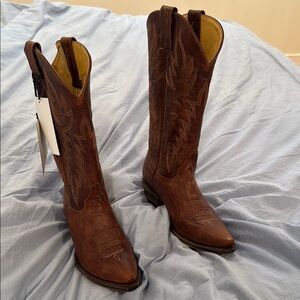 Idyllwind Brown Heeled Boots with Western Style Size 10 B